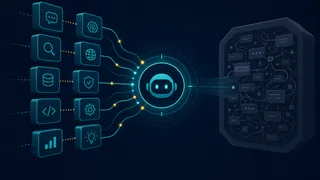 Modular Skills-First architecture replacing a monolithic AI prompt with focused skill modules