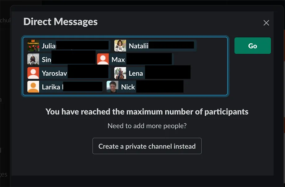 Slack Channels